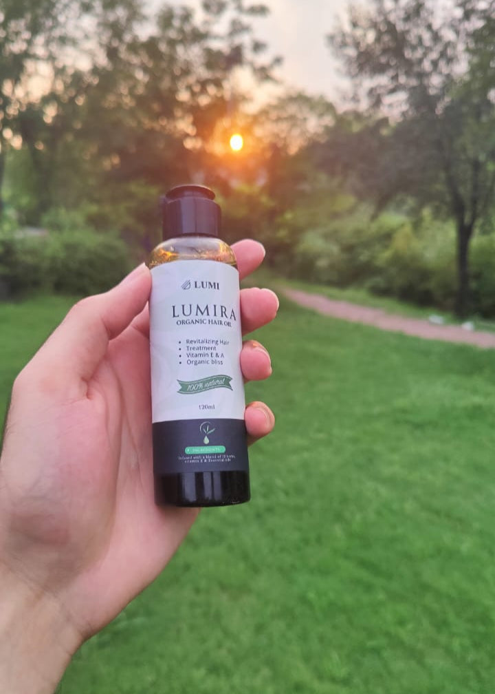 LUMIRA Organic Hair Oil – 100% Natural Herbal Blend (120ml)